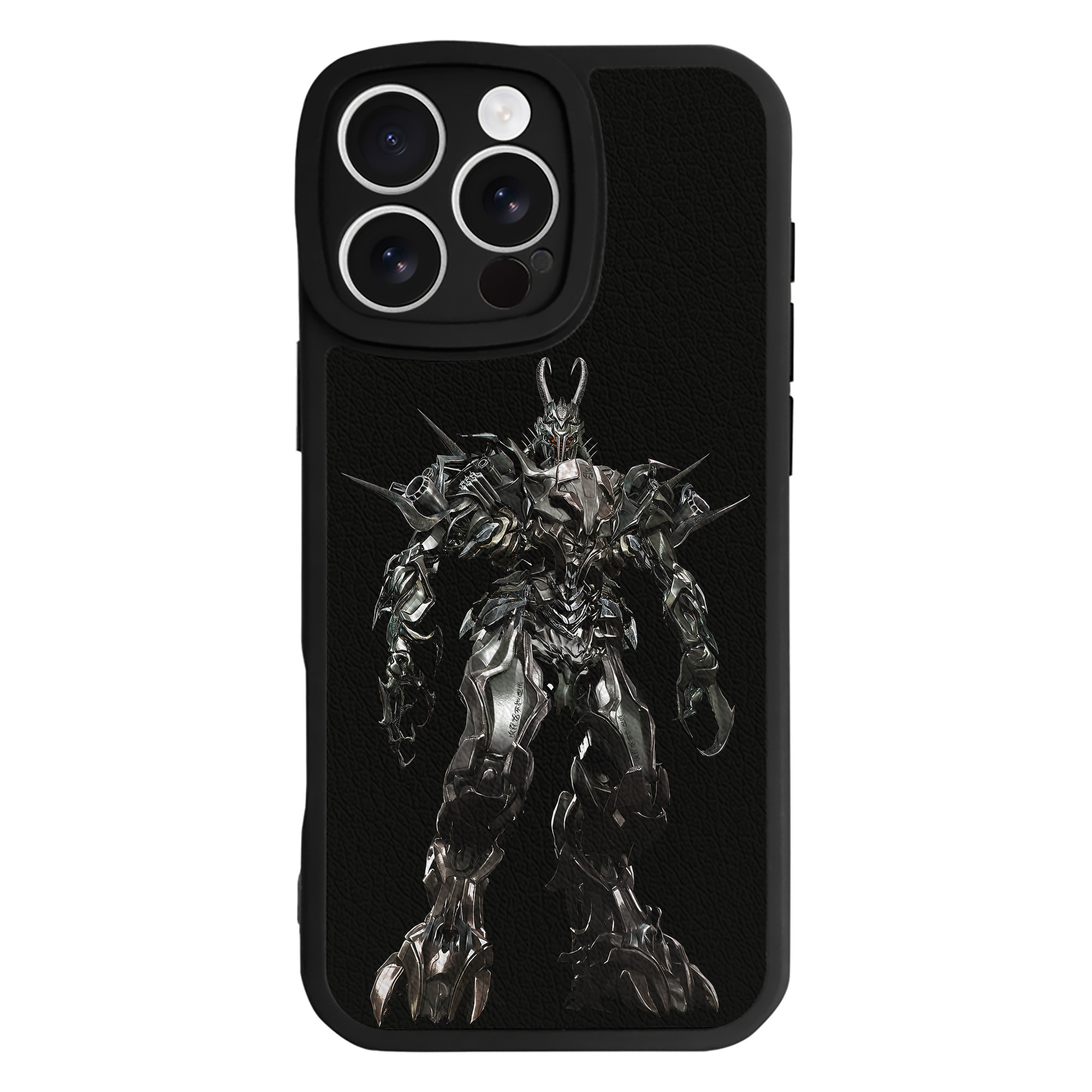 （画像用） Transformers トランスフォーマー 【iPhone 16シリーズ対応】シリコンスマホケース（レザー調） 材質：シリコン